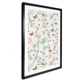 Poster Rosa Christrosen im Frühling - UN Designs 