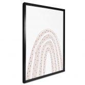 Kinderzimmer Poster uplusmestudio - Regenbogen mit Punkten 