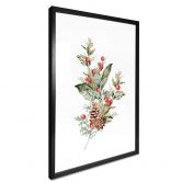 Poster Weihnachtsgesteck Aquarell 
