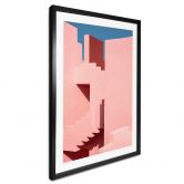 Poster Wride - La Muralla Roja - Rosa Architektur 