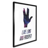 Poster Live long and prosper 