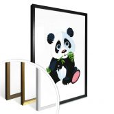 Poster Naschender Panda 