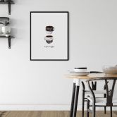 Poster Orara Studio - But First Coffee 