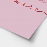 Poster Amore - Liebesspruch für das Wohnzimmer 