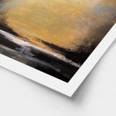 Poster Goldenes Licht am Abendhimmel - Bergius 