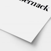 Spruch Poster Beware of my Schabernack 