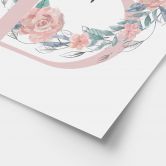 Poster Biene mit Blumenkranz - inspiriert von Bridgerton 