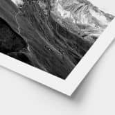 Poster Blick auf die Alpen - Berglandschaft der Dolomiten 