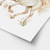 Kinderposter Boho Pferd im sanften Galopp 