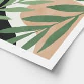 Poster Abstract branches in tropical look - Costa 