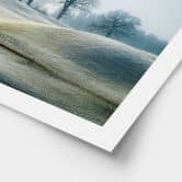 Poster Frostige Hügellandschaft - Eisenmann 