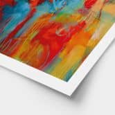 Poster Farbenfrohes Chaos - Fedrau 