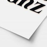 Typografie Poster Firlefanz 