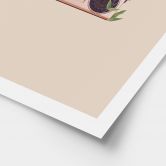 Poster Retro Radio floral - Frida Floral Studio 
