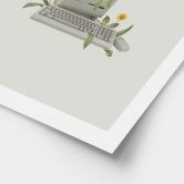 Poster Vintage Botanik-Computer - Frida Floral Studio 