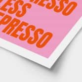 Poster More Espresso less Depresso - Fritsch 