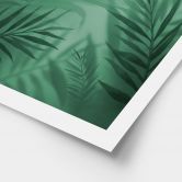 Poster Grüne Palmenblätter 