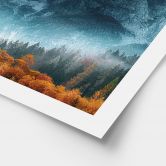 Poster Herfstlandschap op de top van Triglav in de Julische Alpen 