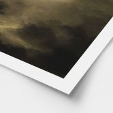 Poster Bäume im Nebel der Dämmerung - Hobday 