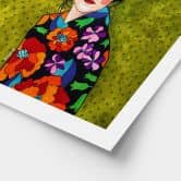 Poster Frau mit Schmetterling im Haar - Hülya 