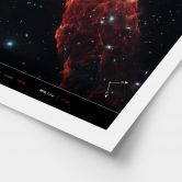 Poster James Webb Telescope - Kosmischer Wirbelsturm Herbig Haro 49/50 