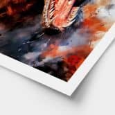 Dinosaurier Poster T-Rex: Das wilde Gesicht der Urzeit - Jaszke 