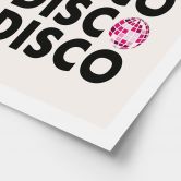 Poster Retro Disco Vibes Typografie - Kerr-Dineen 