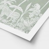 Poster Dschungeltiere in tropischem Grün - Kikki Belle 