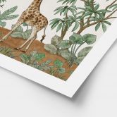 Børneplakat med dyremotiv | Skjult objekt jungledyr - Kikki Belle 
