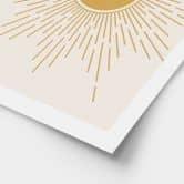 Poster Goldene Sonnenstrahlen - KsanaKalpa 