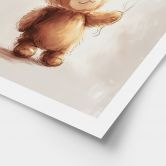 Plakat Lille bamse med ballon - Magnusson 