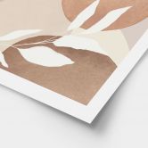 Poster botanique plante monster boho dans les tons naturels - Melloi Art Prints 