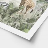 Poster Dschungeltiere auf großer Safari - Ms Tiff 