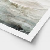 Poster Neblige Berglandschaft Aquarell - Ms Tiff 