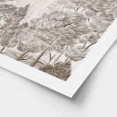 Poster Wald mit Waldlandschaft in Beige - Ms Tiff 