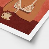 Poster Fuck you - Koffie met sigaret - Oltmanns 