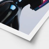 Poster Cyber Girl mit Helm - Paksoylu 