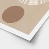 Poster Abstrakte Geometrie in Balance - Ristova 