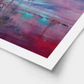 Poster Violetter Regen über blauem Dunst - Schmucker 