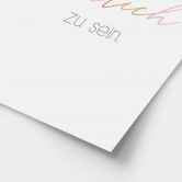 Poster Heute ist ein guter Tag um glücklich zu sein 