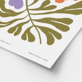 Abstrakt blomsterplakat i retrostil - Treechild 