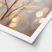 Poster Filigrane Blätter Beige - Treechild 