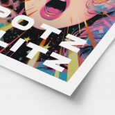 Poster mit Redewendung - Potzblitz im Anime-Stil - Treechild 