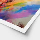 Poster Arc-en-ciel au-dessus de la ville - Treechild 