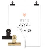 Poster Confetti & Cream - It's the little things in life 