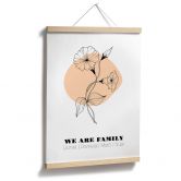 Personalisierbares Poster Monatsblume September 
