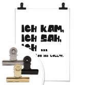 Poster Ich kam, ich sah und vergaß 