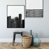 Plakat - Black brush 
