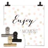 Poster Confetti & Cream - Enjoy every Moment 