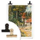 Poster Gauguin - Ferme en normandie 